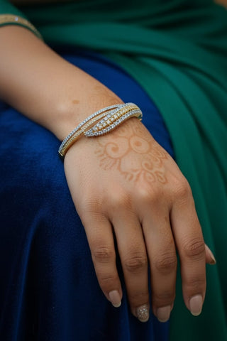 Zevarly Divya Wedlock Openable Free Size Bracelet