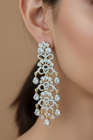 Zevarly Athiya American Diamond Earrings