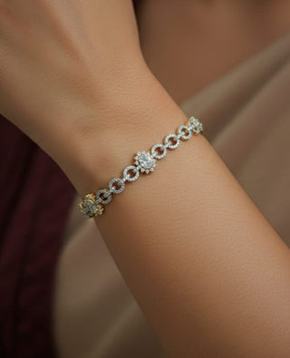 Zevarly Megha Lustrous AD Bracelet