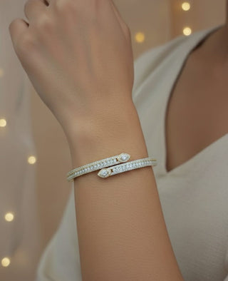 Zevarly Julie White instance Ad / Cz Bracelet
