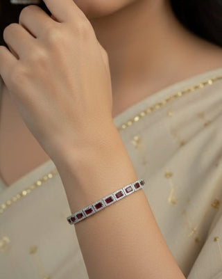 Zevarly Barbie Red open up AD Bracelet