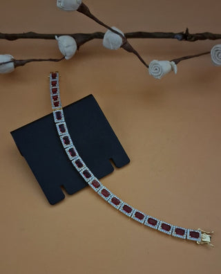 Zevarly Barbie Red open up AD Bracelet