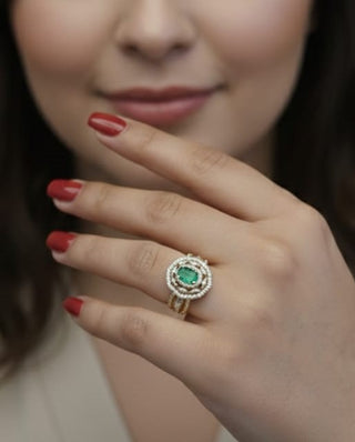 Zevarly ishani gloss American Diamond Adjustable Ring