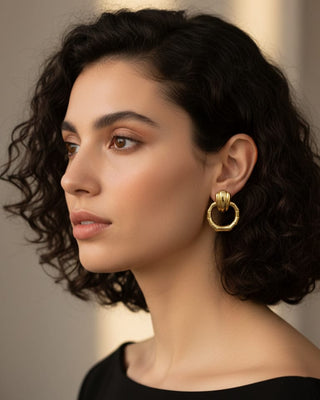 Zevarly Rishika Spark Earrings