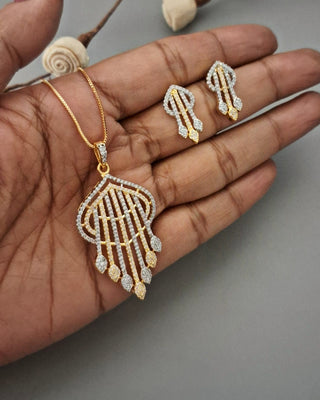 Zevarly Sober Shower Drops Pendant set
