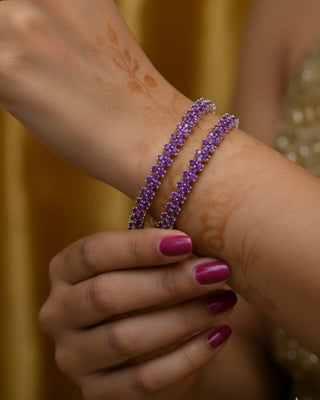 Zevarly Nayla American Diamond Bangles