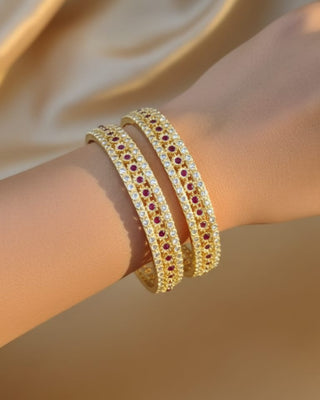 Zevarly Ojasvi AD Bangles
