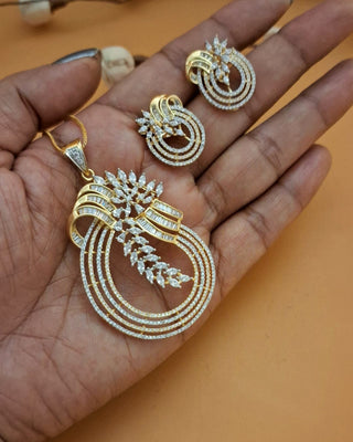 Zevarly Ridhima Luxe AD Pendant