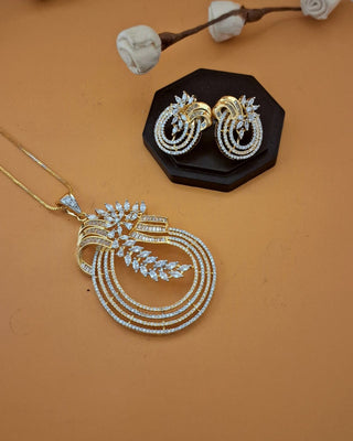 Zevarly Ridhima Luxe AD Pendant