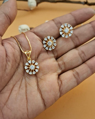 Zevarly Amyra Rustic Pendant Set