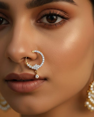 Zevarly Pari Nose Pin