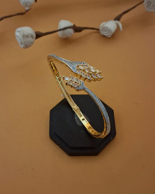 Zevarly Priya Classy Free size AD Bracelet