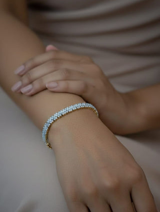 Zevarly Arushi Flexible Open AD Bracelet