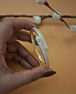 Zevarly Julie White instance Ad / Cz Bracelet