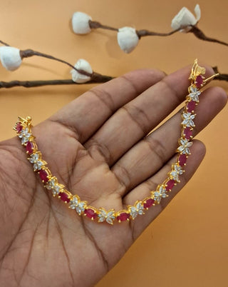 Zevarly Ameli Radiant Openable Free Size Bracelet