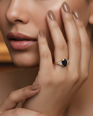 Zevarly Fara Shiny Texture Ring