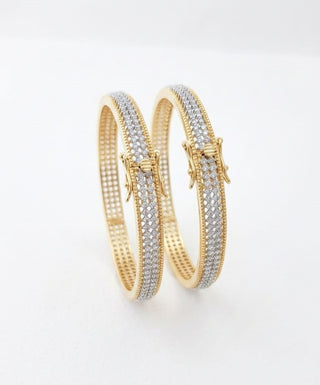 Zevarly Naivedhi Openable Cuff Ad Bangles