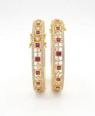 Zevarly Nayra Elegant CZ Bangles