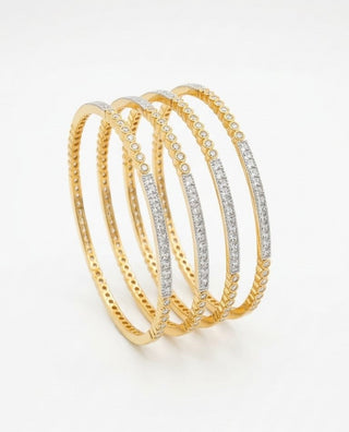 Zevarly Rajeshwari Designer Sleek 4Pc Bangles Set