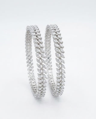 Zevarly Mananya American Diamond Bangles