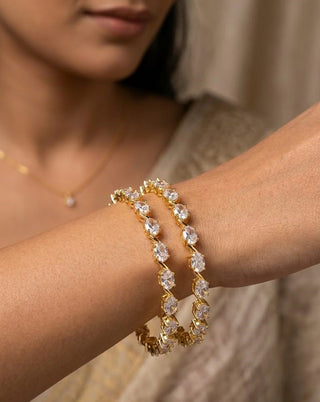 Zevarly Livi American Diamond Bangles