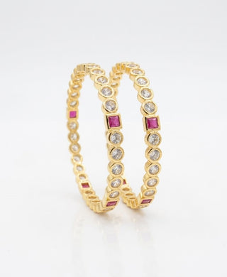 Zevarly Tanaya Look Ad Bangles
