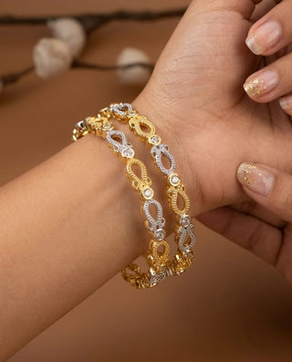 Zevarly Anushka Fashionable AD Bangle