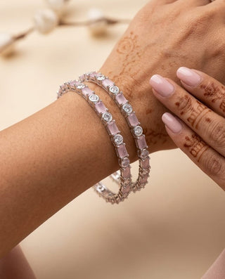 Zevarly Lavanya Party Wear AD Bangles