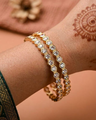 Zevarly Suman AD Bangles
