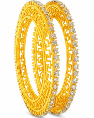 Zevarly Sagarika Cubic Zirconia Bangles