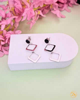 Zaina Exclusive MOP Earrings - AD Earrings | Main Product View | Buy Online India | Zevarly