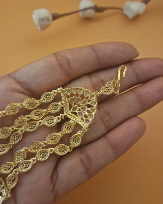 Zeb Marvelous Passa - AD Necklace Set | Model Wearing View | Buy Online India | Zevarly