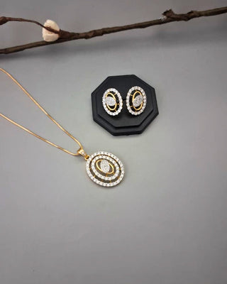 Zevarly Elvra Premium Glow Pendant Set