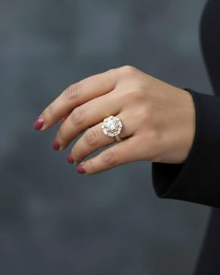 Zevarly Ruvina Timeless Diamond Shining Ring