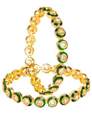 Zevarly Khushi American Diamond Bangles