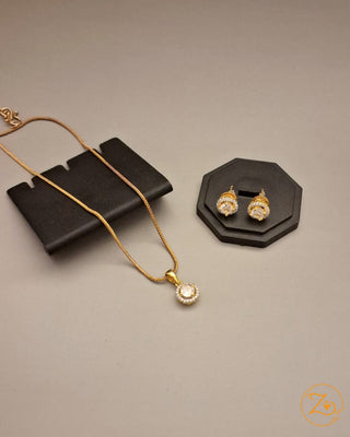 Zevarly Pure Elegance Pendant Set