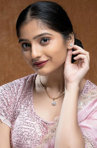 Zevarly Seema Luxurious AD pendant set