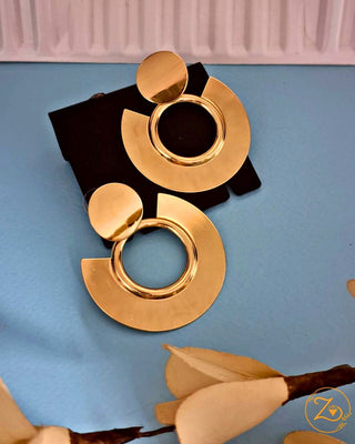 Zevarly Tanira Gleam Hoop Earrings