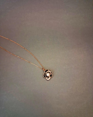 Zevarly Vamika Rose Gold Plated Anti Tarnish Pendant