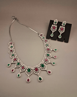 Zevarly Afifa Glamorous Necklace Set