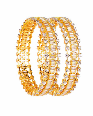 Aleya Statement Bangles - Zevarly