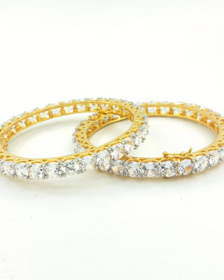 Zevarly Anshu Openable Big Stone Single Line Bangles