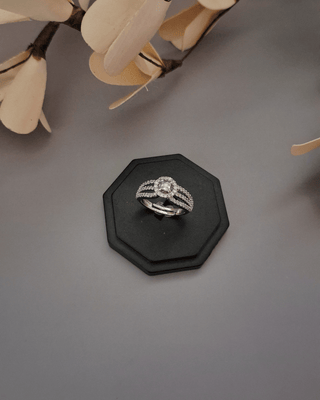 Zevarly Aradhya Adjustable Ring