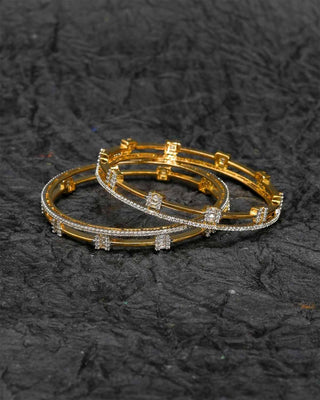 Arushi Boutique Trendy  AD Bangles - Zevarly Product Main Image