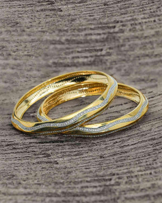 Zevarly Athithi Italian Designer Fashion AD Kada Red Background Image Wooden Background Image