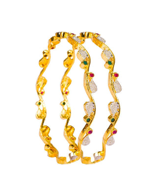 Biniana Fashionable AD Bangles - Zevarly