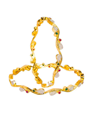 Biniana Fashionable AD Bangles - Zevarly