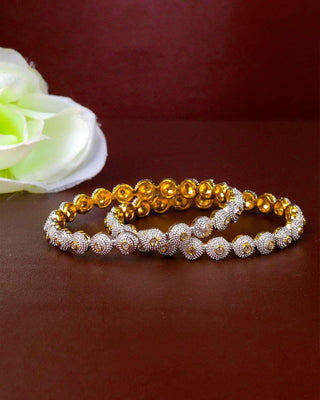 Bipasha American Diamond Bangles - Zevarly