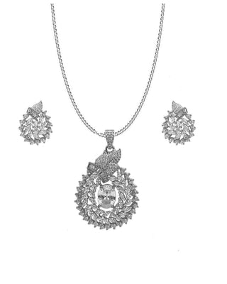 Zevarly Chandanika AD Pendant Set 2