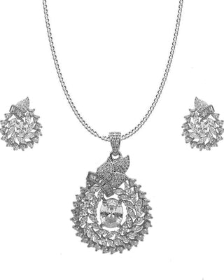 Zevarly Chandanika AD Pendant Set 3